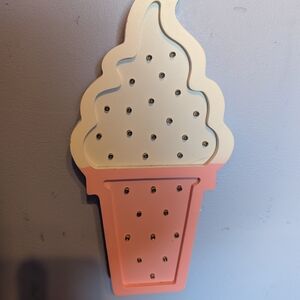 Ice Cream Cone Wall Light
